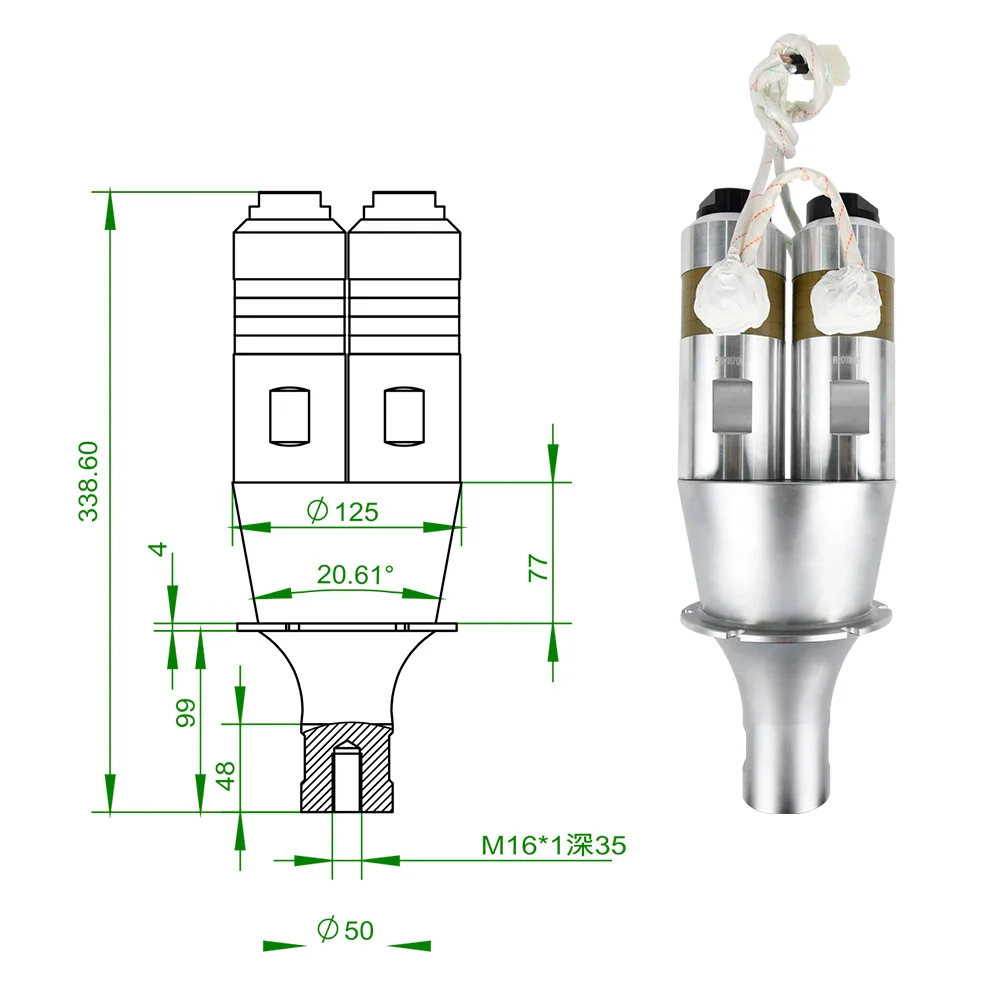 Ultrasonic Welder Transducer A Variety Of Power Optional Horn Parts Generator LINGKE Ultrasonic Welder Plastic