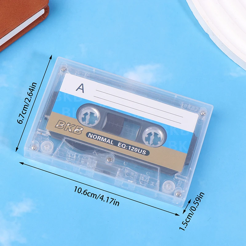 شريط تسجيل صوتي فارغ لمدة 60 دقيقة - كاسيت صوت قابل للتخصيص بنفسك لهدايا أعياد الميلاد والذكرى السنوية، الحفاظ على رقاقة الصوت الرجعية