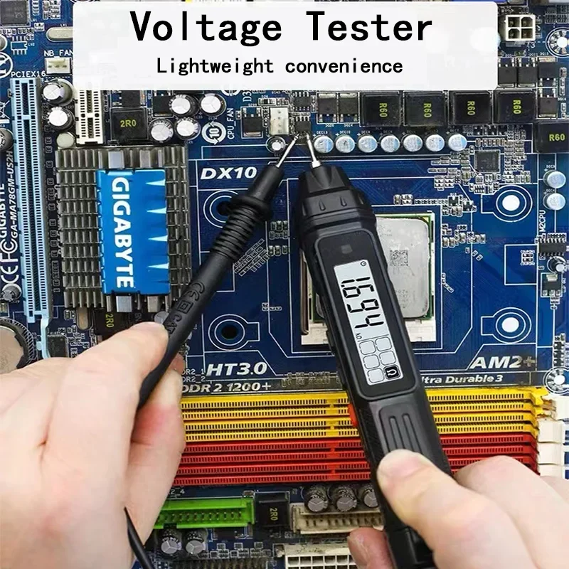 High Precision Tool Digital Pen Type Auto Range Non Contact Multimeter Voltage Meter Resistance Diode Multimetro Capacitance