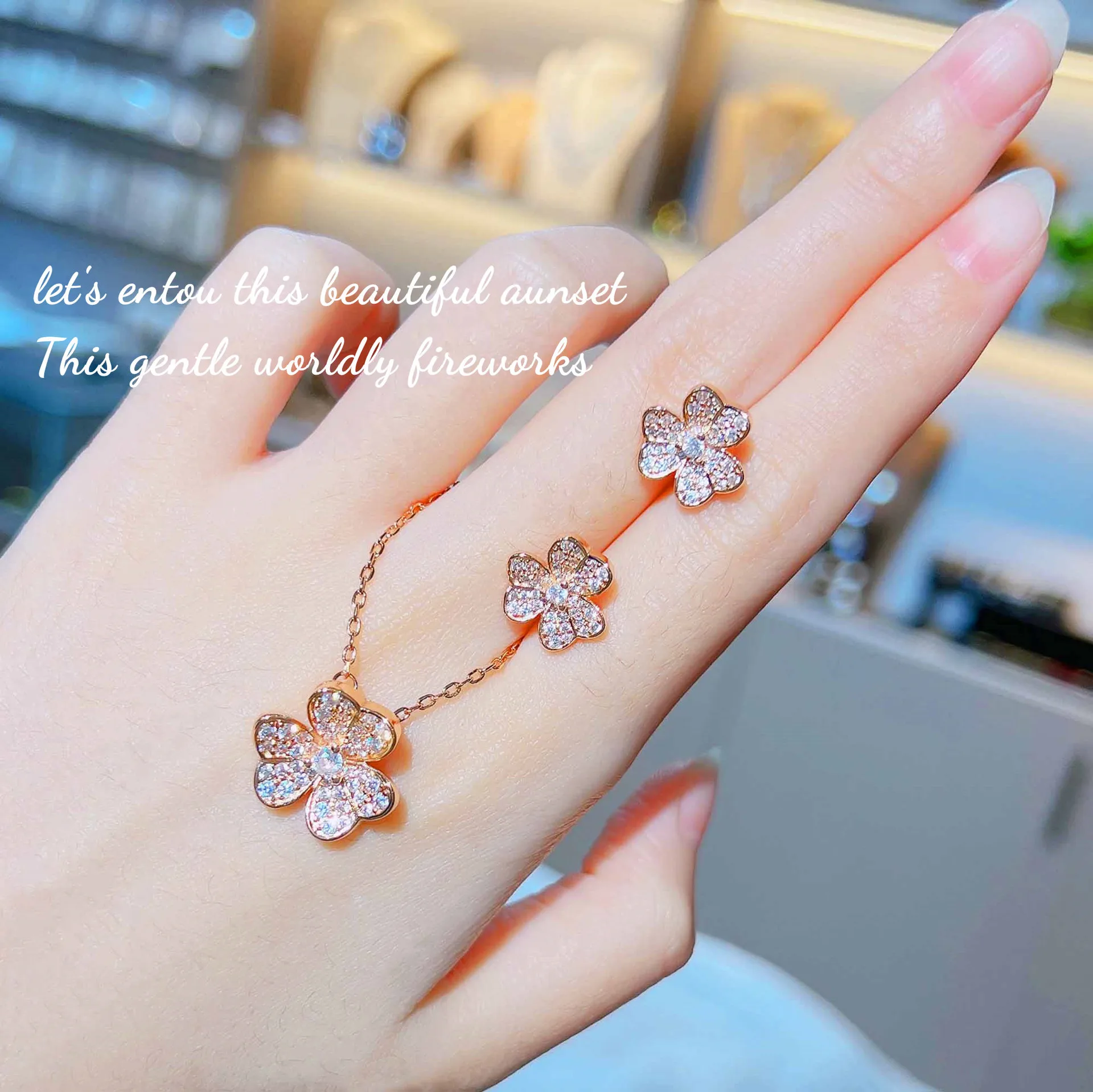 S925 Sterling Silver Necklace  - Diamond Stud Earrings recension och pris
