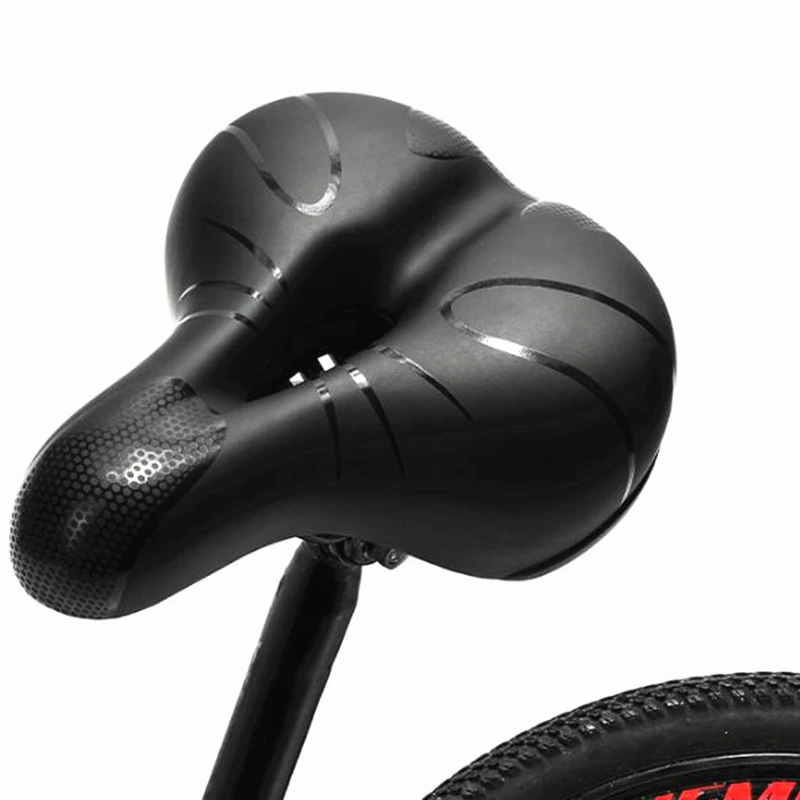 G646 Bicycle Seat Cushion PU+UV+PP Bottom Shell Mountain Bike Saddle Shock Hollow Riding Parts