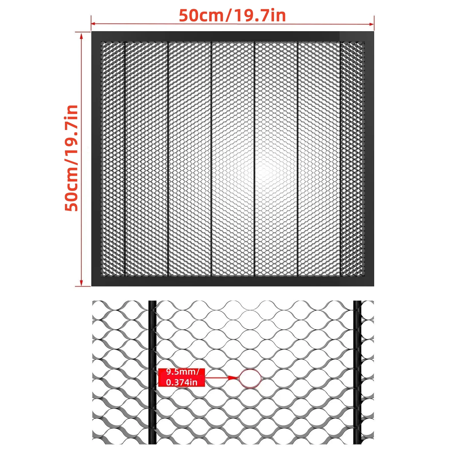 NEJE Laser Engraver Pad Backing Plat Honeycomb Panel Work Table for All Brand CNC Laser Engraver Cutter Machine Tool Accessories