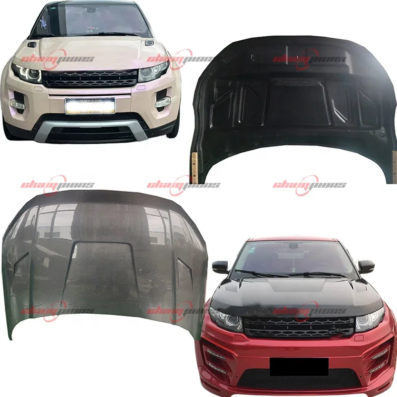 Exclusive Carbon Fibre Bonnet for 2015-2019 Range Rover Evoque in Mint Condition for Enhanced Appearance