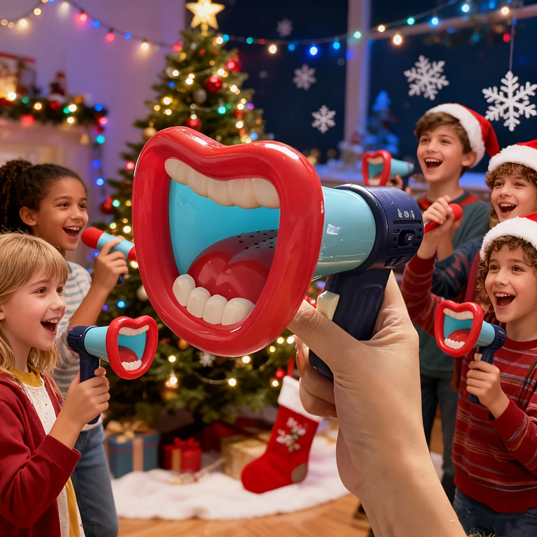 Novelty Change Sound Horn Prank Recording Funny Sound Changer Spoof Microphone Amplifier Modifiers Toy for Children Gifts