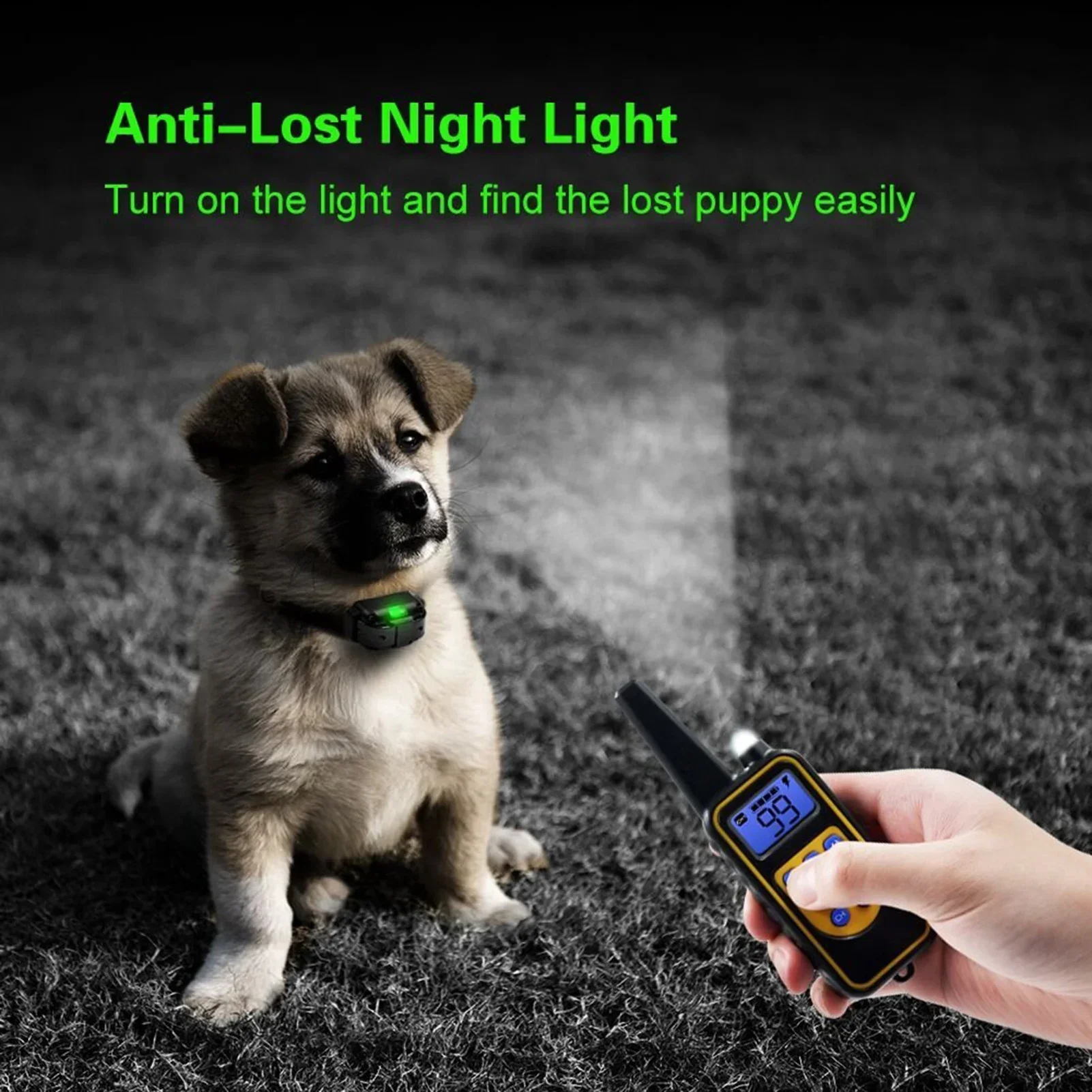 

Anti Loss Dog Training Collar Automatic Electric Shock Dog Rechargeable Collar Pet Collar Bark Stopper Dog Training IP67 Kits