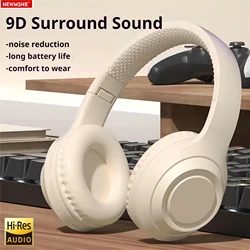 9D Surround Bass Headsets Wireless Bluetooth 5.3 Headphones Over Ear Noise Reduction Sports Gaming Earphone with HD Mic Handfree