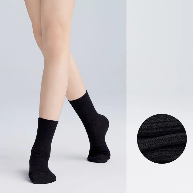 Modern Dance Socks Girls Women Men Cotton Classic Long Socks Ballet Socks Pilates Yoga Socks Kids Adults Dance Stockings