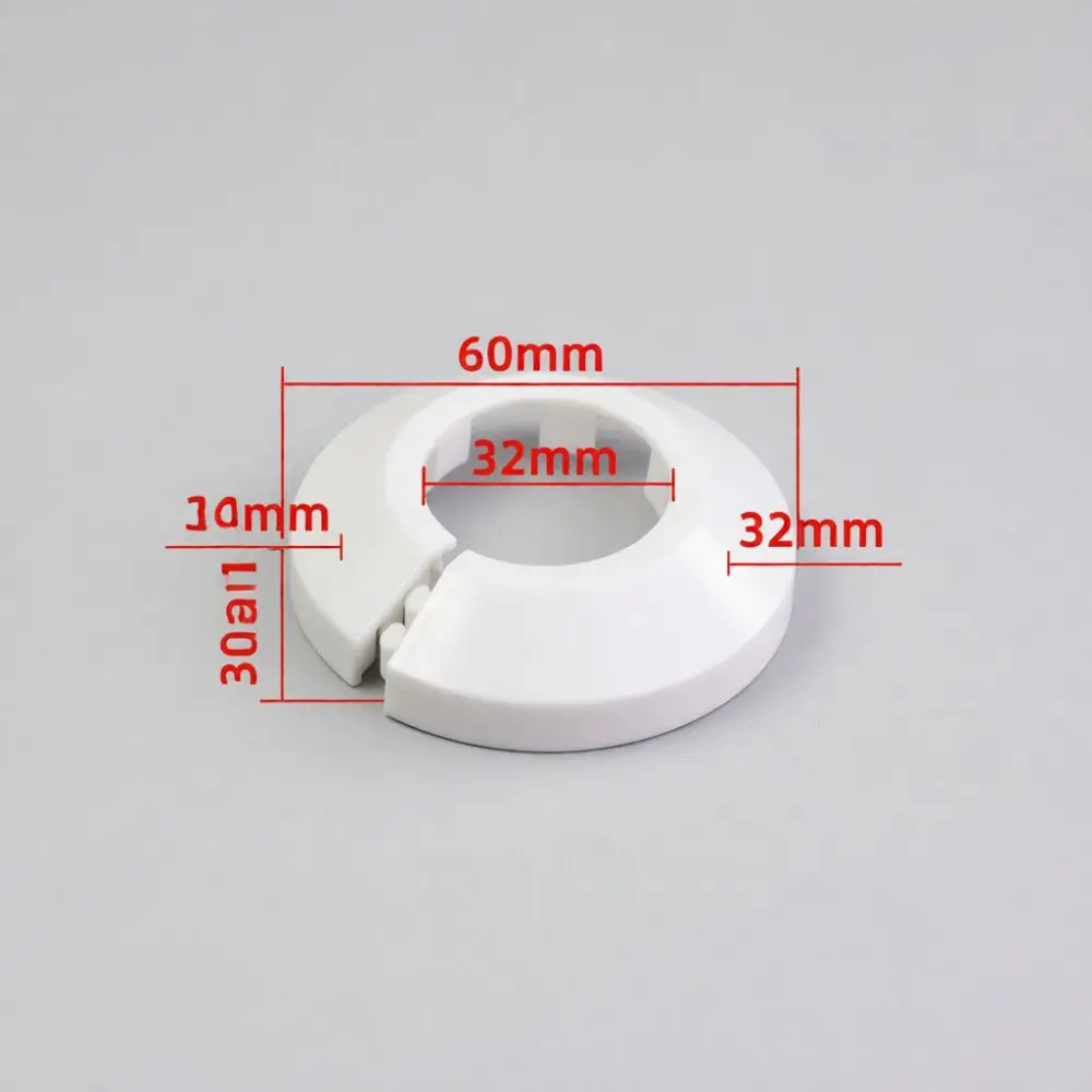 Decorative Pipe Flange Wall Hole Cover For Plumbing Gas Water Drain Pipe Concealer Split Ring Easy Installation Home Decor