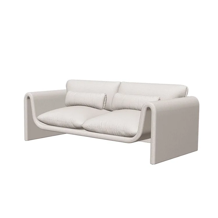 

Living room sofa straight row modern simple office sofa coffee table combination clothing store sofa