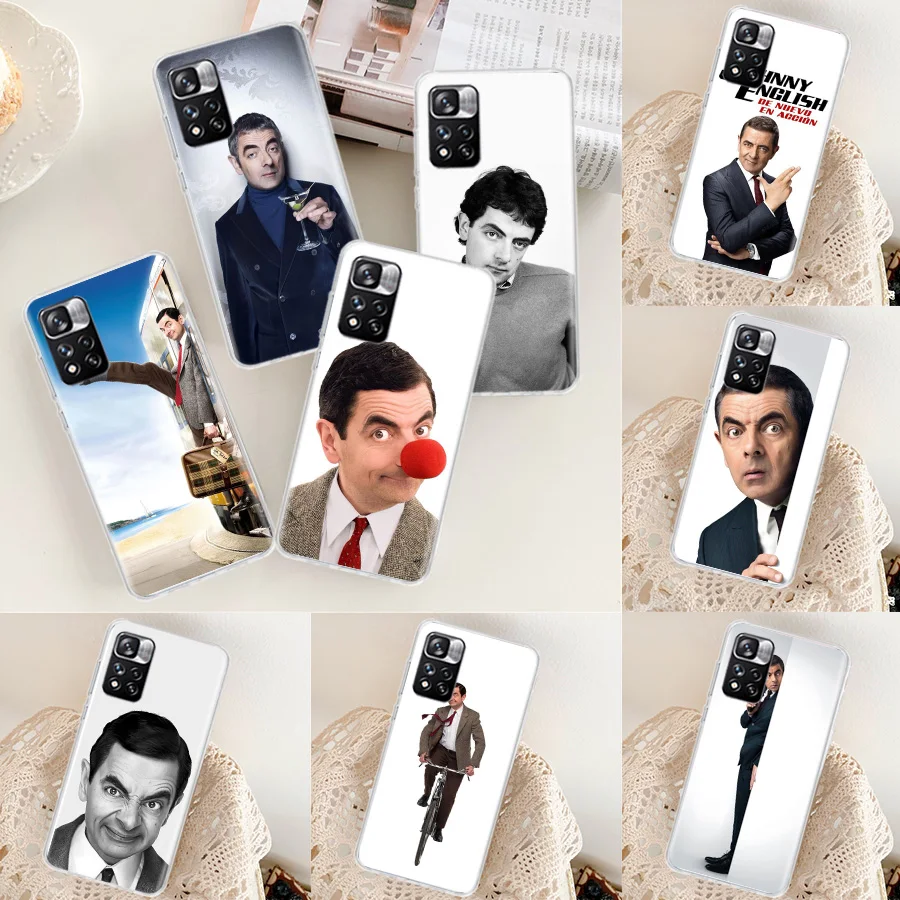 Funny Mr B-BeanS Phone Case For Xiaomi Redmi Note 13 Pro+ 5G 10 10A 10C 12 12C 9 9A 9C 9T 8 8A 7 7A 6 K60 K70 Pro S2 6A K20 Cove