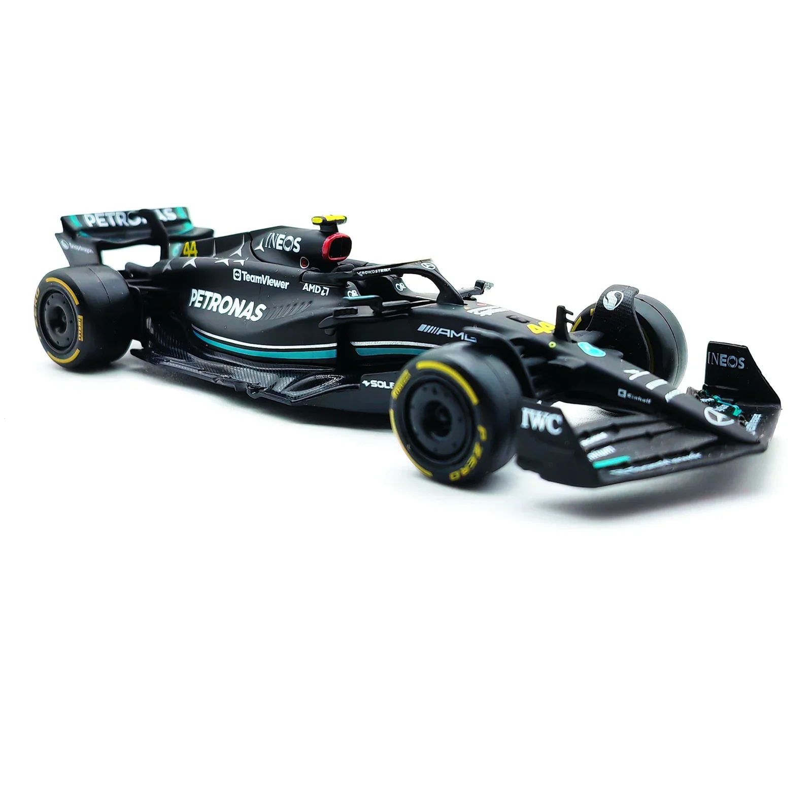 Bburago 1:43 Mercedes AMG 2023 W14 E Performance F1 Formula Car Die Cast Vehicles Collectible Model Racing Toys