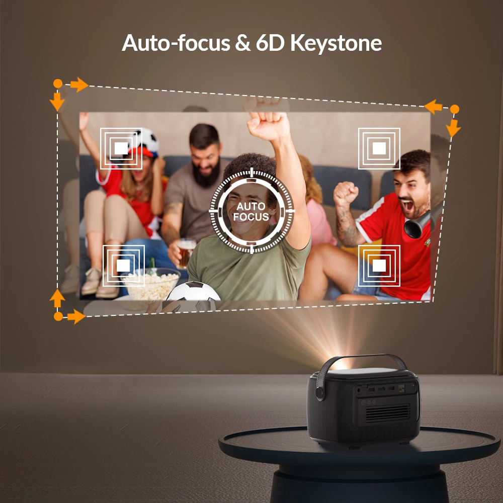 BYINTEK R20 Max Original Android TV 4K Smart Mini Portable Smart Video 1080P 3D DLP LED Wifi Education Home Theater Projector