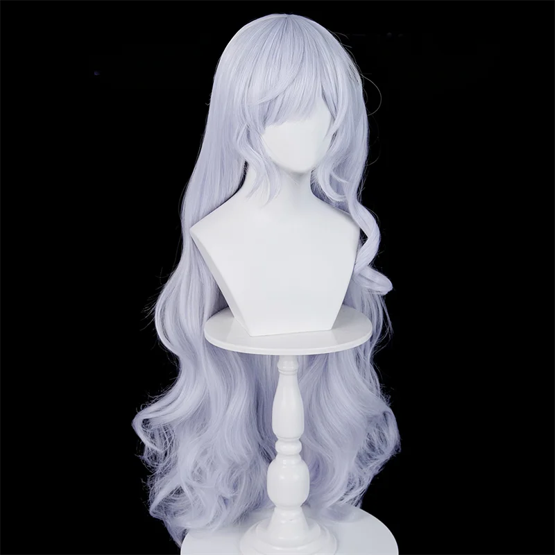 Game Magical Girl Witch Trial‌ Natsume Anan Cosplay Wig White Long Hair Heat Resistant Synthetic Wigs Halloween Carnival Prop