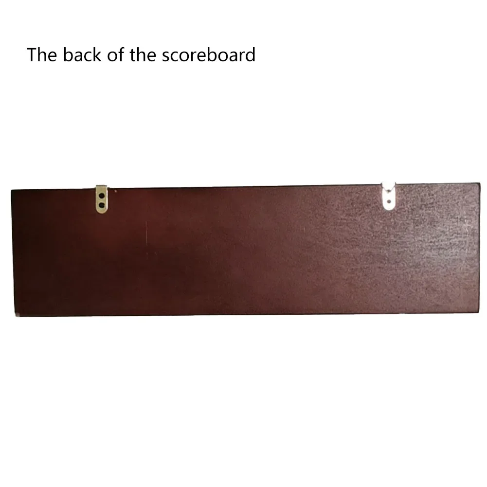 Para juegos de billar, puntuación de doble pista, puntuación de juegos de billar, sala de juegos, salón de billar, 50*14*1 Cm, marcador de doble pista