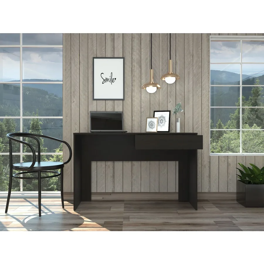 Meja Komputer Hitam1 Laci