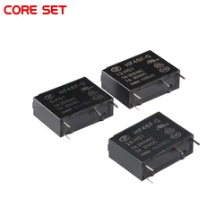 5PCS 5A 4Pin HF46F-5-HS1 HF46F-12-HS1 HF46F-24-HS1 Power Relay A Normally Open 5 V 12 V 24 V DC 5A 250VAC Relays