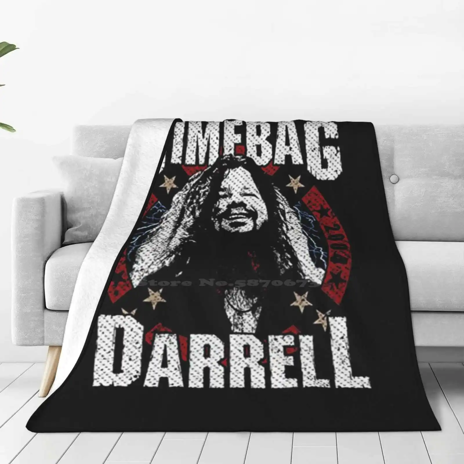 

Best Selling Legendary Guitarist Shaggy Throw Soft Warm Blanket Sofa/Bed/Travel Love Gifts Dimebag Darrell Guitarist Pantera