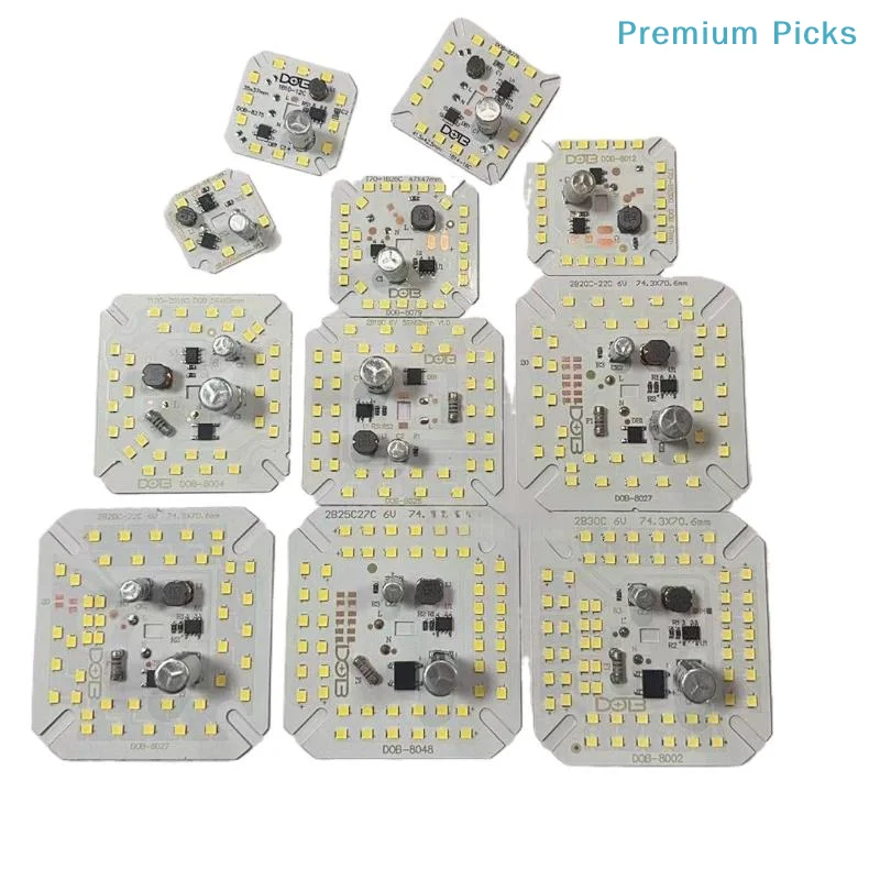 portableDriver-Free LED Lamp Bead 2835SMD AC220V 7/9/15/18/24W DOB Round LED Chip for Home Lighting Fixture Replacement