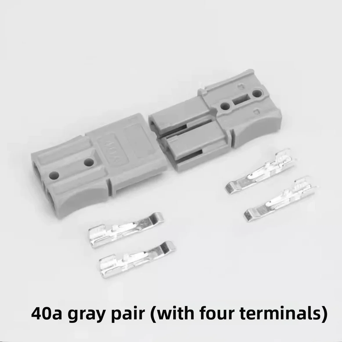 Power Connectors 50 AMP Plug Cable Terminal 600V Grey Red Quick Plug Connector Cable Connectors