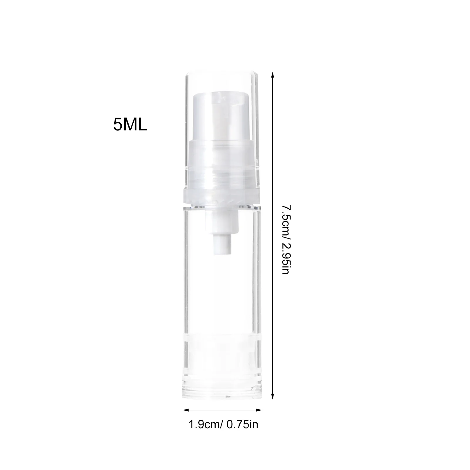 24 Stuks Herbruikbare Reizen Vacuüm Flessen Helder Lekvrij Doseren Containers Voor Huidverzorgingsproducten Draagbare Subverpakking