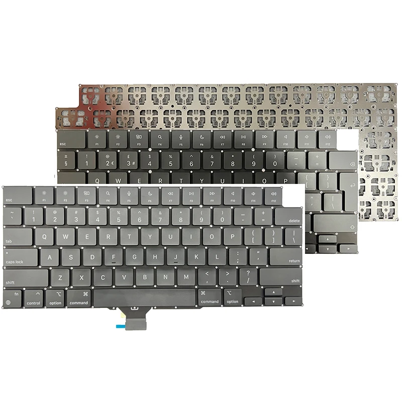 

Новая клавиатура для ноутбука Pro Air M1 M2 A2442 A2485 A2681 A3113 A3114 A2779 A2780 A2941 A2991 A2992 Замена клавиатуры EMC 2024
