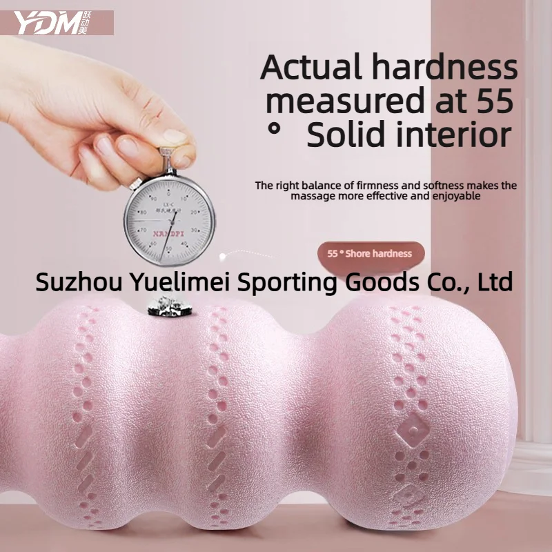 EPP Peanut Foam Roller, Solid Hard Yoga Column, Spine & Fascia Massage Roller for Muscle Relief, Suitable for Beginners