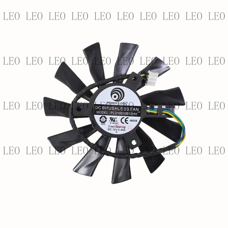 HH  95mm FOR  MSI GTX750Ti R7 240 250 260 260X Single Fan PLD10010B12HH DC12V 0.40A