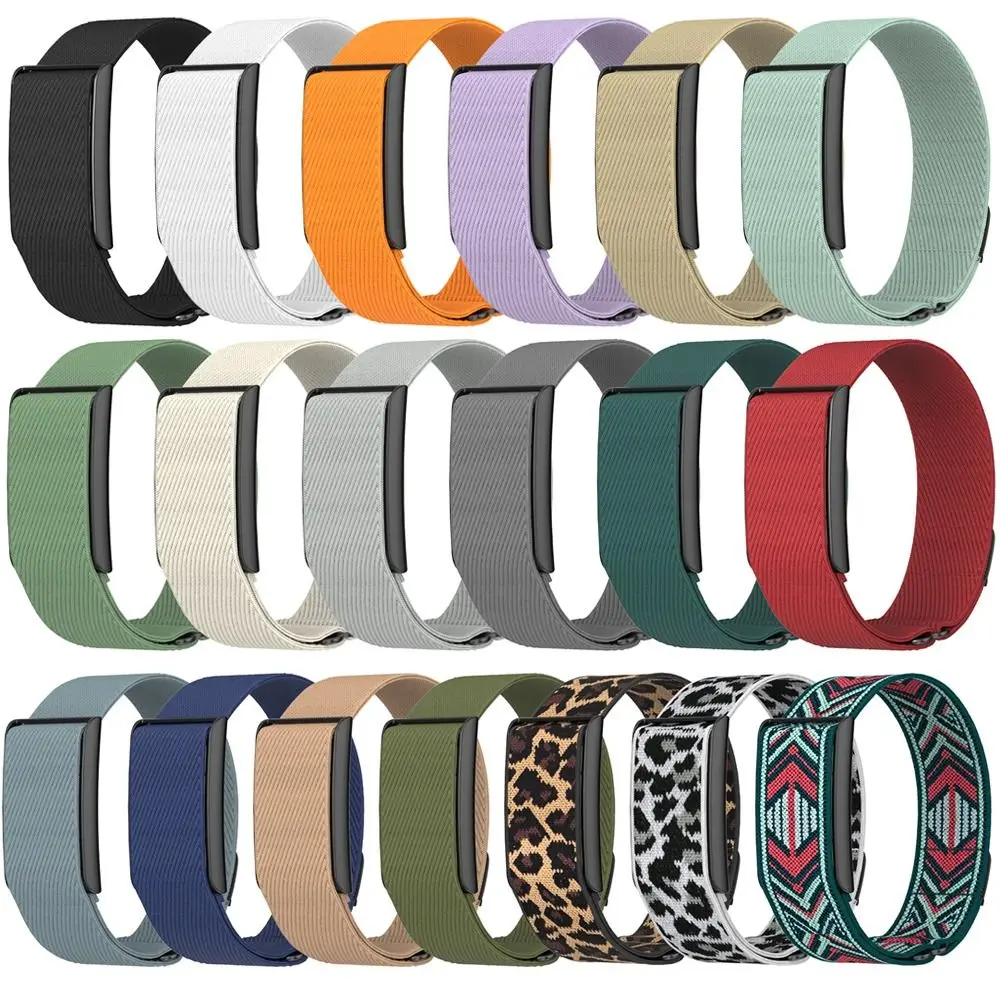 

1Pcs Nylon Sport Band Loop Design 22mm Fitness Tracker Strap Breathable Adjustable Replacement Wristband for Amazfit Helio Strap