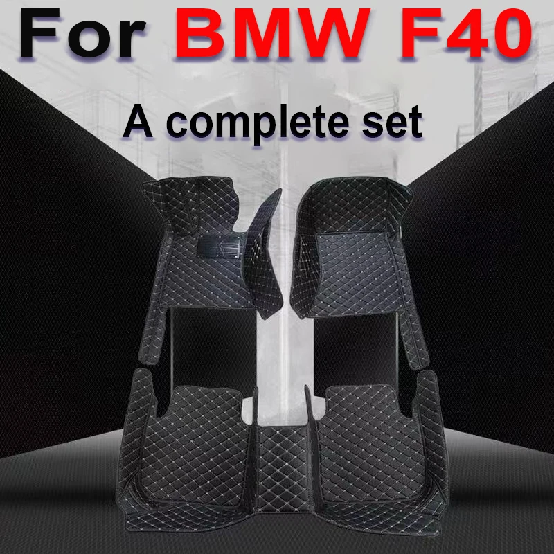 

Custom Automotive Car Floor Mats For BMW F40 2017 2018 2019 2020 2021 Auto Luxury Leather Men Women Car Mats Full Coverage