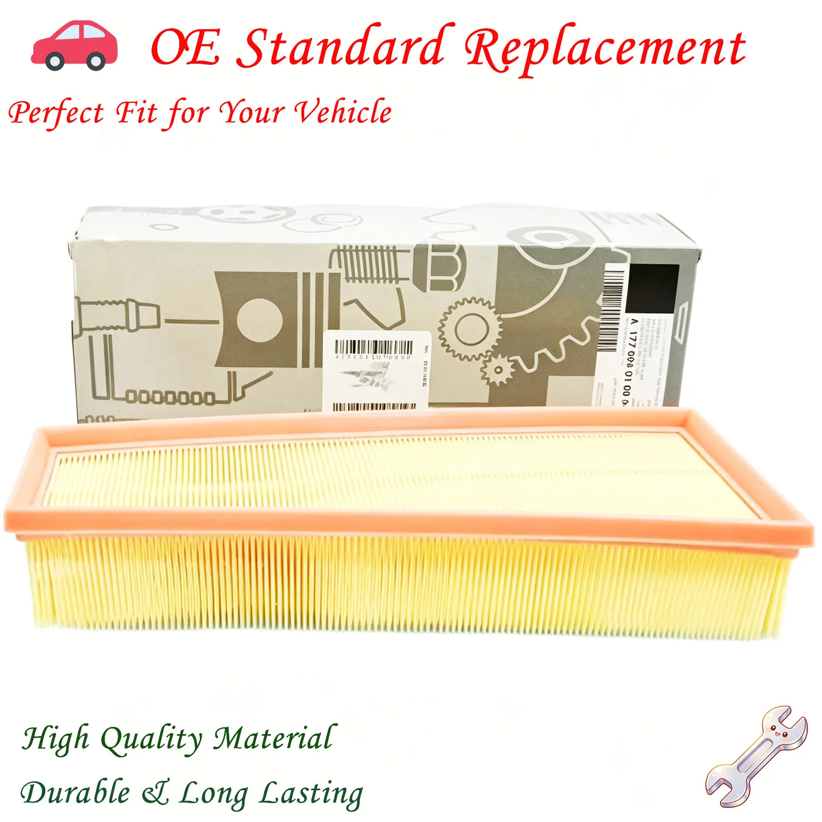 

For Mercedes-Benz M177 AMG X290 E-CLASS W213 G-CLASS W463 GLE C167 V167 GLS X167 S-CLASS W222 GENUINE Air Filter A1770940100