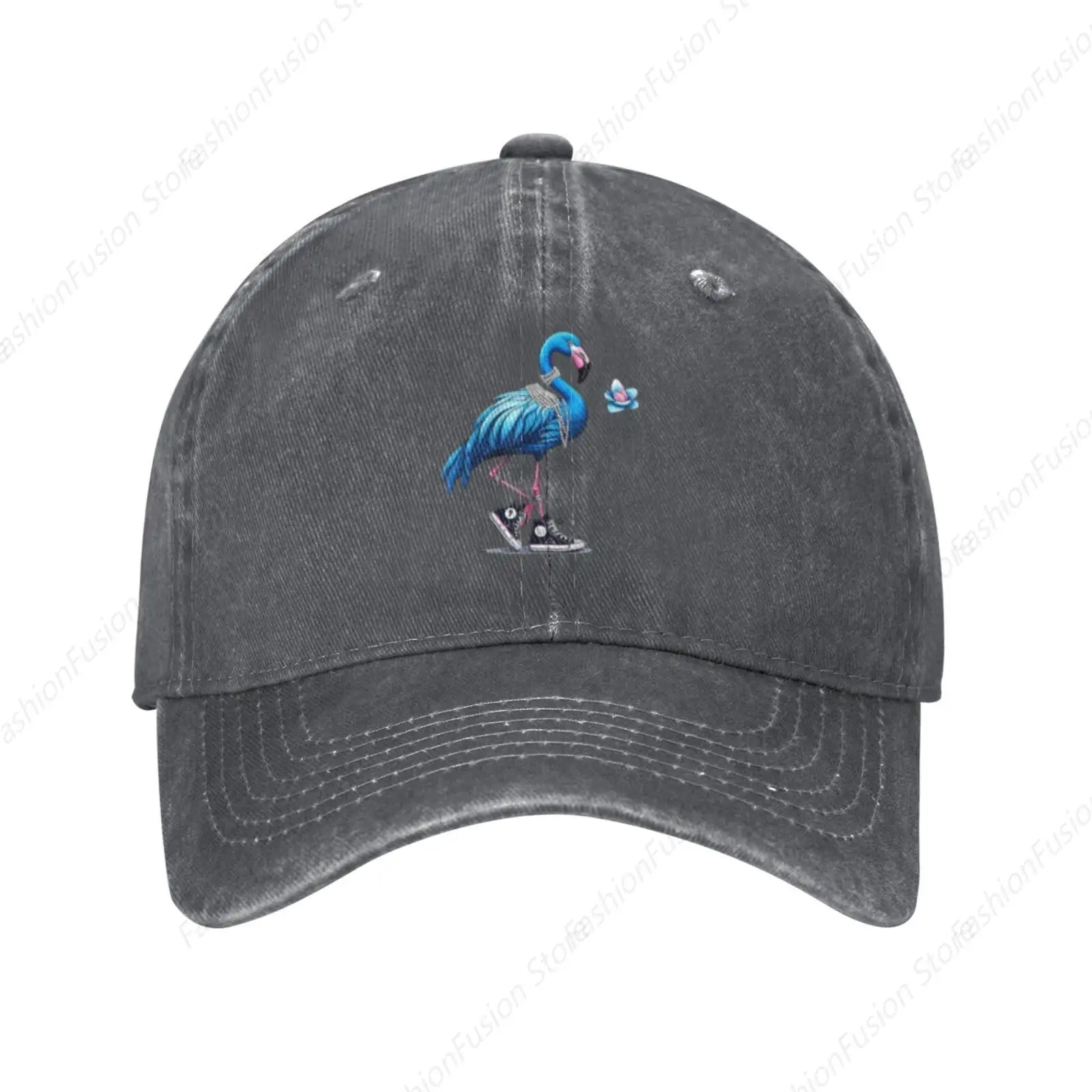 Blue Flamingo Kamala Harris Hat for Men Women Chucks and Pearls Birthday Gifts Basecall Cap Adjustable Dad Trucker Hats Headwear