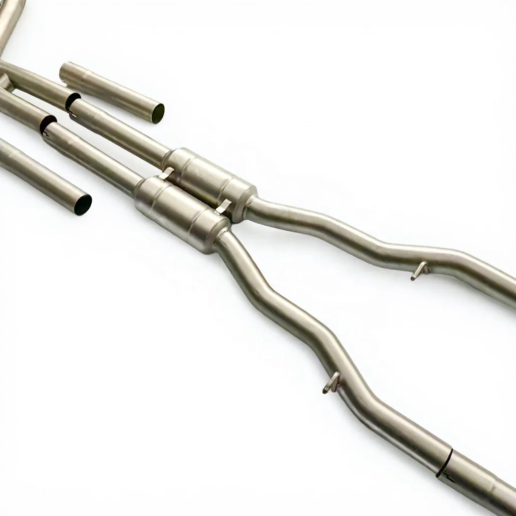 High-Performance Stainless Steel  Valved Cat-Back Exhaust Compatible With  640 640i F06 N55 3.0T Gran Coupe