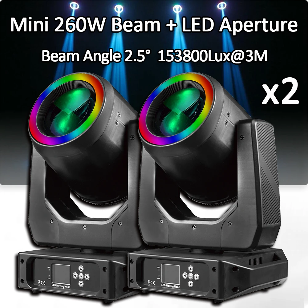 mini led moving head beam wash rotating gobo luz stage light effect professional dj disco festa de casamento 260w pcs por lote 01