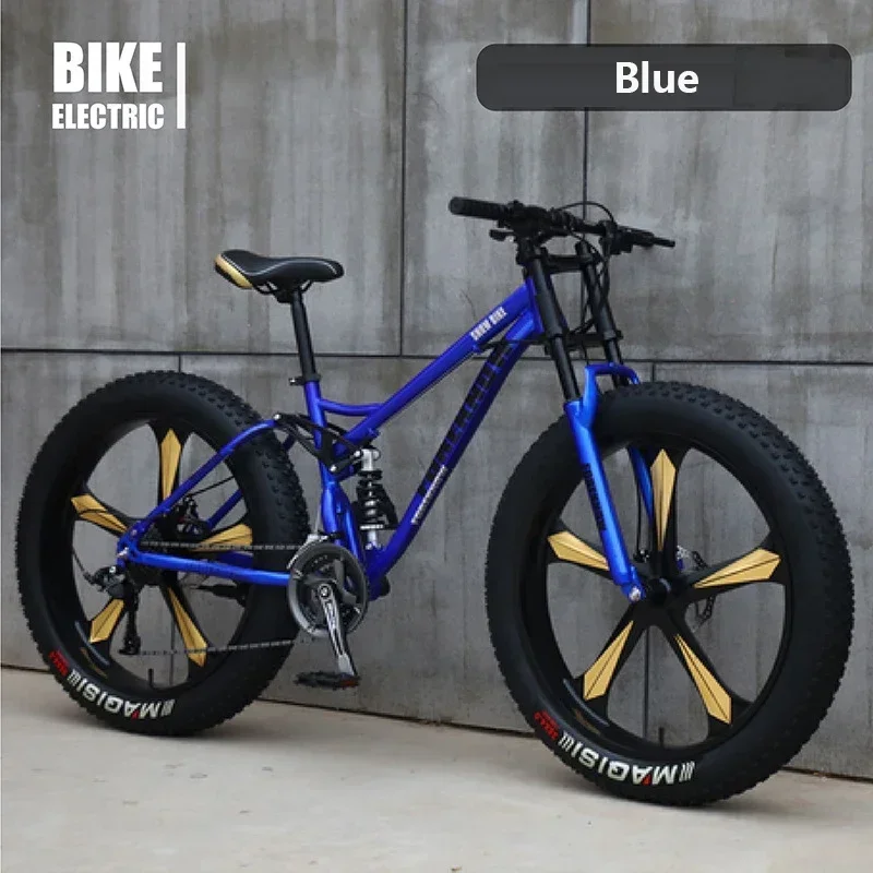 Boy And Girl Mountain Bike Student Variable Speed Off Road Vehicle Beach Super Wide Fat Tire Bike