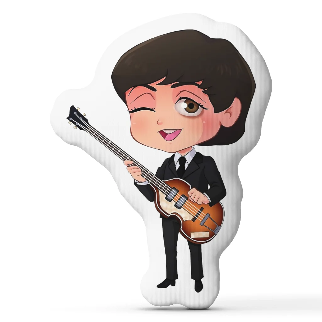 Beatled Rock Music Plush Pillow Cushion Irregular Stuffed Throw Pillow Home Decor Gift Sofa Bed Couch