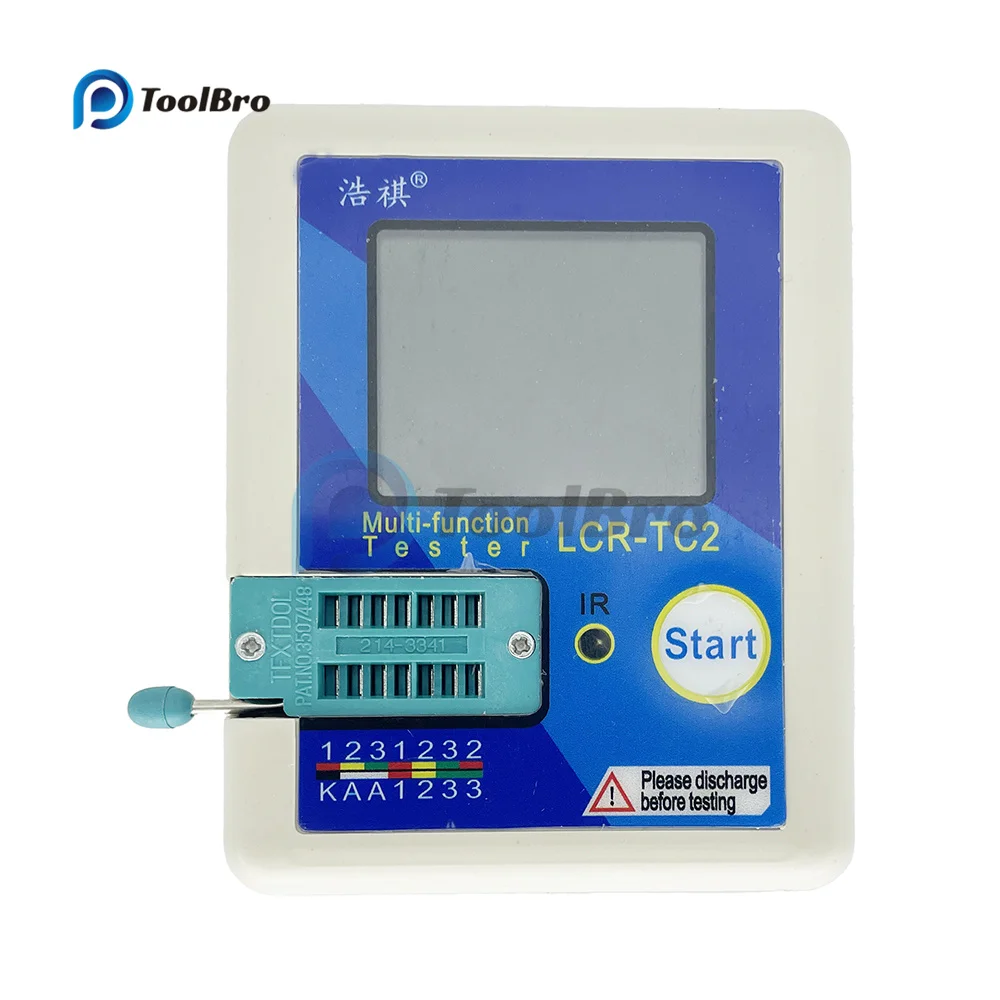 Imagem -02 - Multifuncional Diode Triode Capacitância Medidor Atualizado de Alta Precisão Esr Tft Backlight Transistor Tester Lcr Lcr-tc2