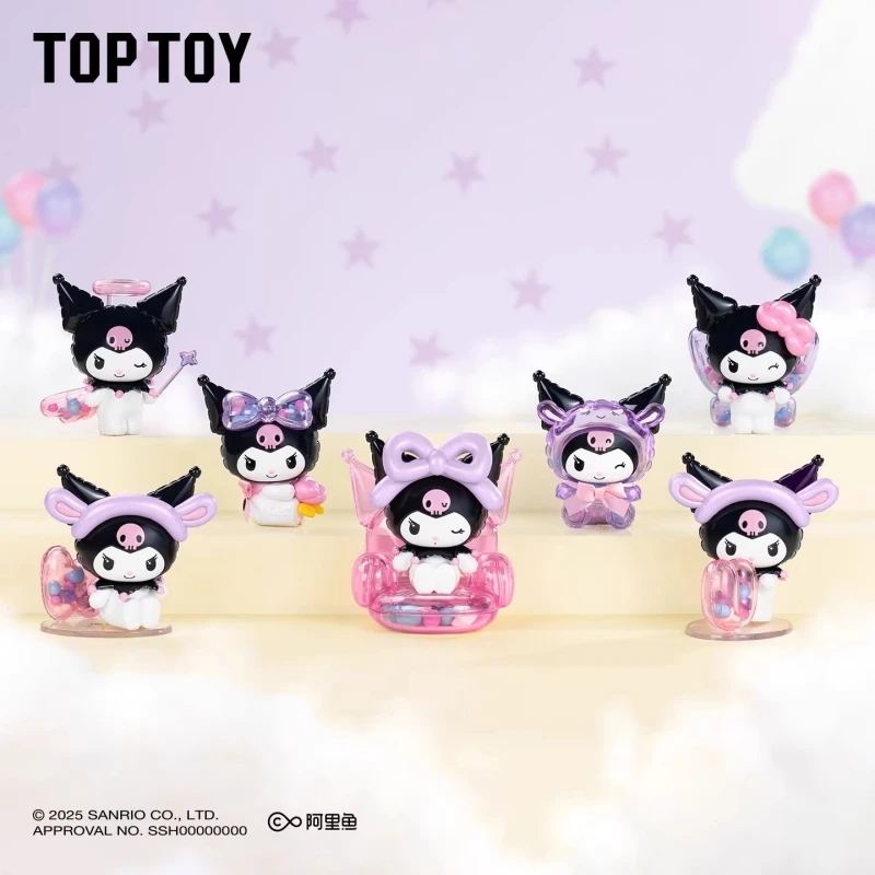 

TOP TOY Kuromi Balloon Master Series Blind Box Cute Sanrio Ornament Animation Decorative Figure Children's Toy Birthday Gift