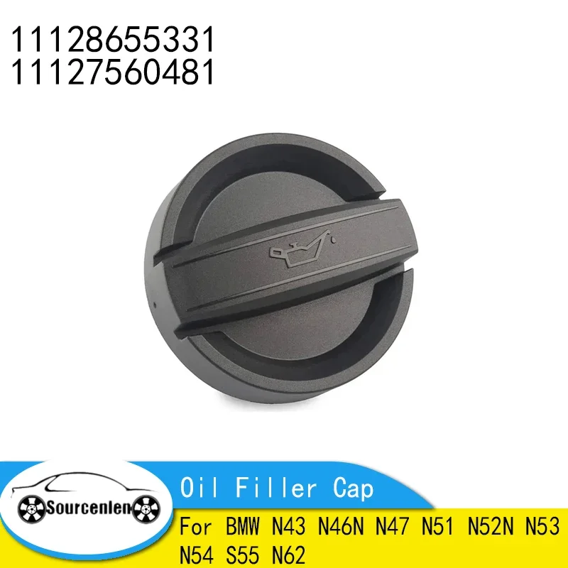 11128655331 11127560481 Oil Filler Cap For BMW N43 N46N N47 N51 N52N N53 N54 S55 N62 11124737102