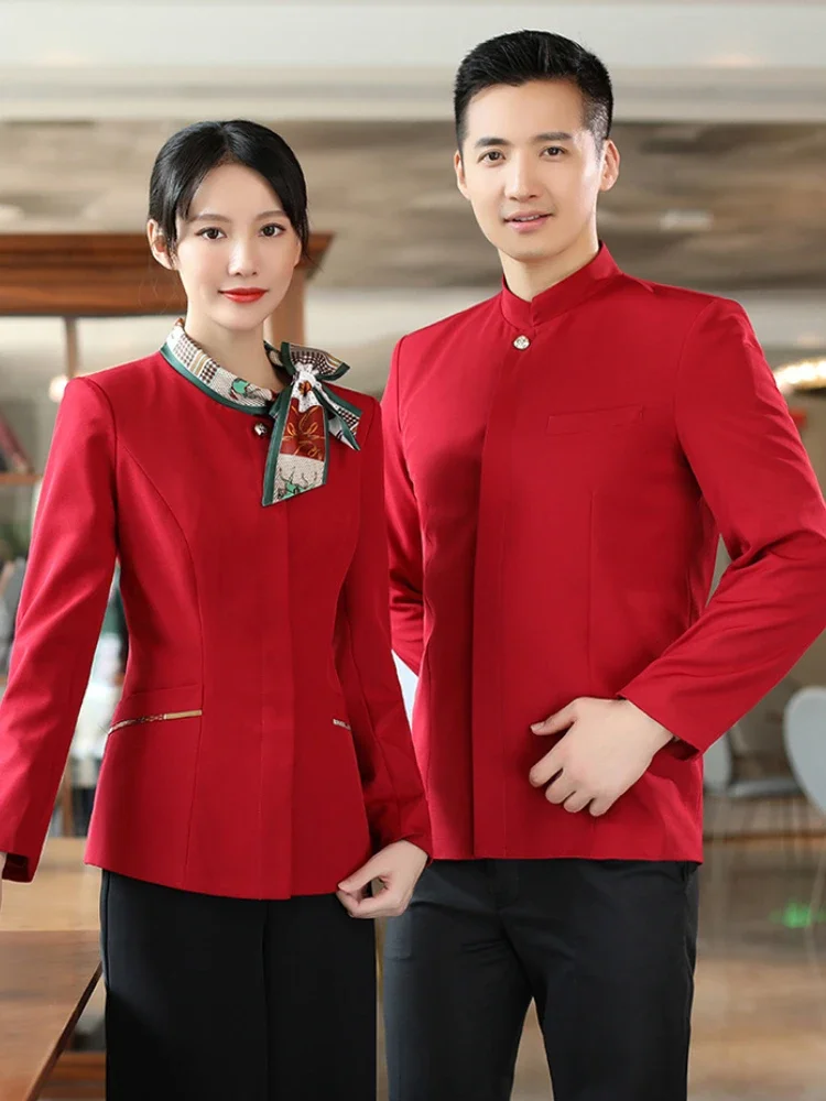 Tuta da cameriera Ristorante Caffetteria Hotel Catering Uniforme Servizio di ristorazione Fast-food Uniformi da cameriere Cameriere Abbigliamento da lavoro Abbigliamento da cuoco