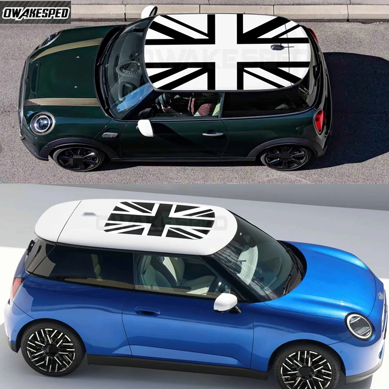 4 Pcs/Set Union Jack Car Roof Window Sticker Sunroof Vinyl Decal For MINI Cooper R56 F56 F55 F60 R60 F54 F66 F65 R50 J05 U25 R61