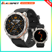 KOSPET TANK T3 Ultra 2 GPS Smart Watch Men Compass Altimeter Barometric Bluetooth Call 5ATM IP69K Waterproof Digital Men's Watch