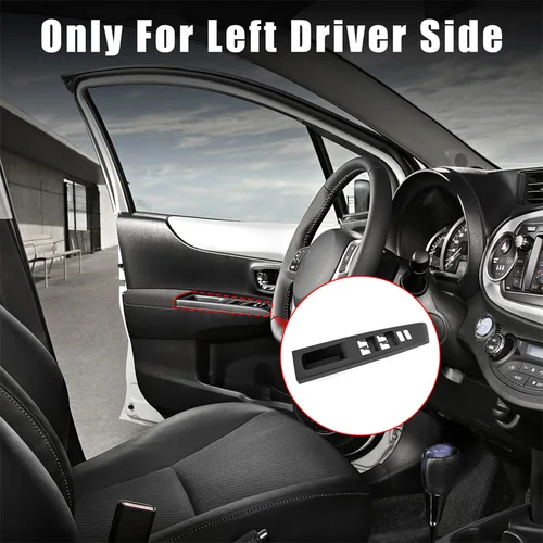 Imagen 2 del producto Panel de Control de elevación de ventana apto para Toyota Yaris L LE SE 4D 2012-2014 Sedan Master Power interruptor de ventana moldura embellecedora accesorios de coche