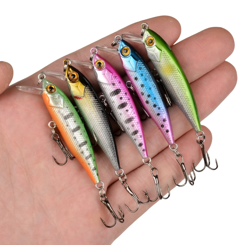 1Pcs 55MM 3.2G Mini Japan Model Sinking Minnow Fishing Lures Jerkbaits Peche Artificial Bait Wobbler Lure for Trout Bass Carp