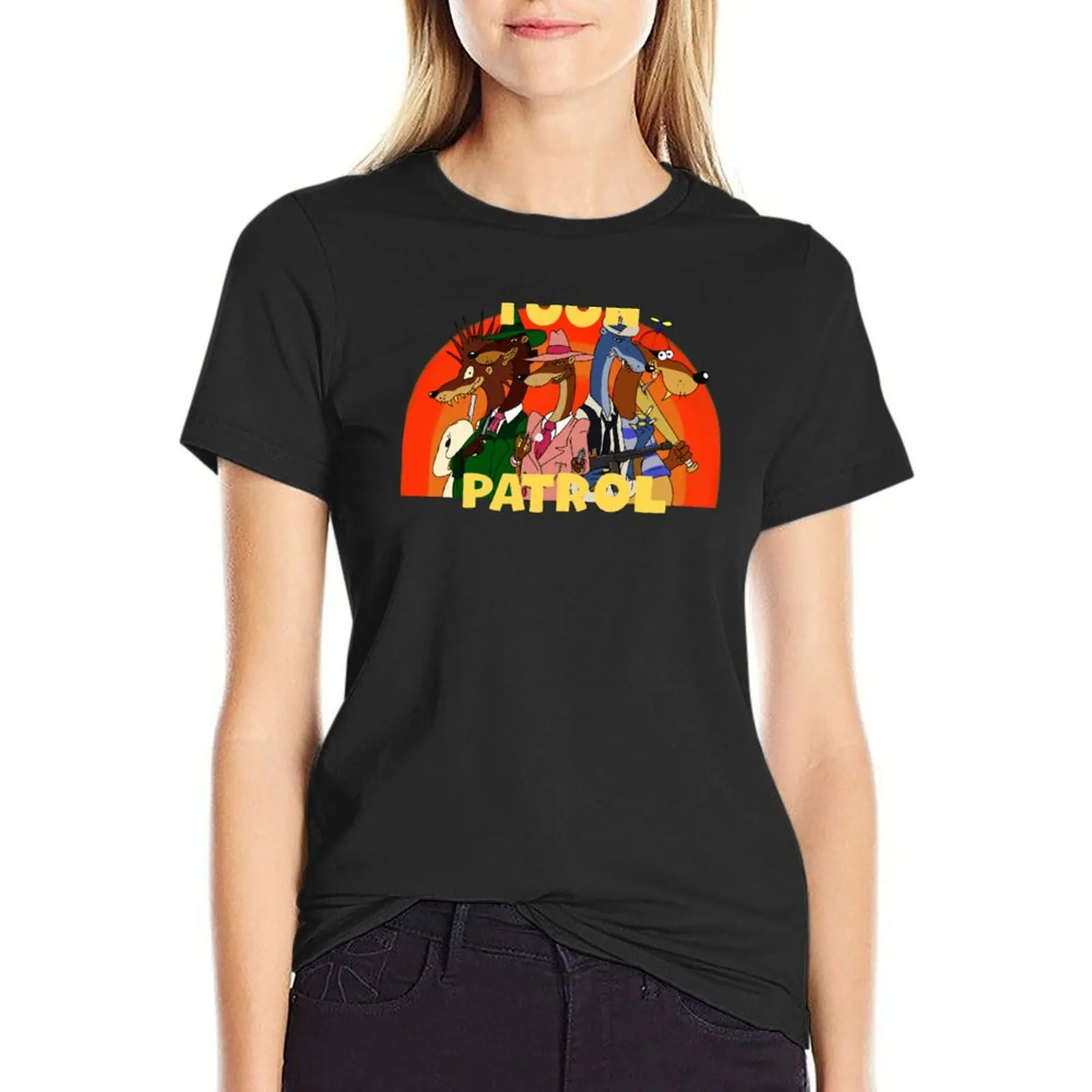 Toon Patrol T-Shirt tops kawaii clothes Female clothing Woman clothing