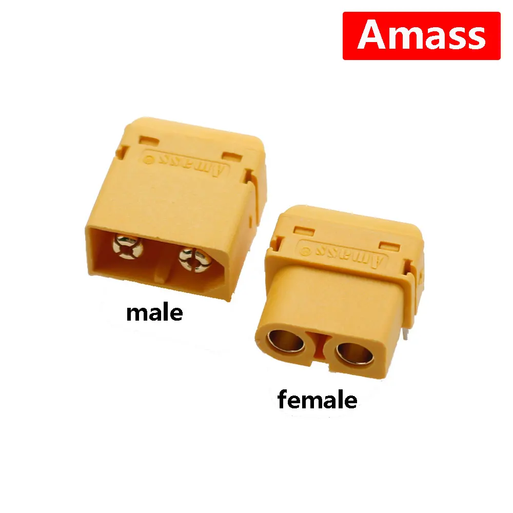 

2-10pcs Amass XT60PW-F/M male and female battery plug connector lithium battery charging interface model aircraft accessories