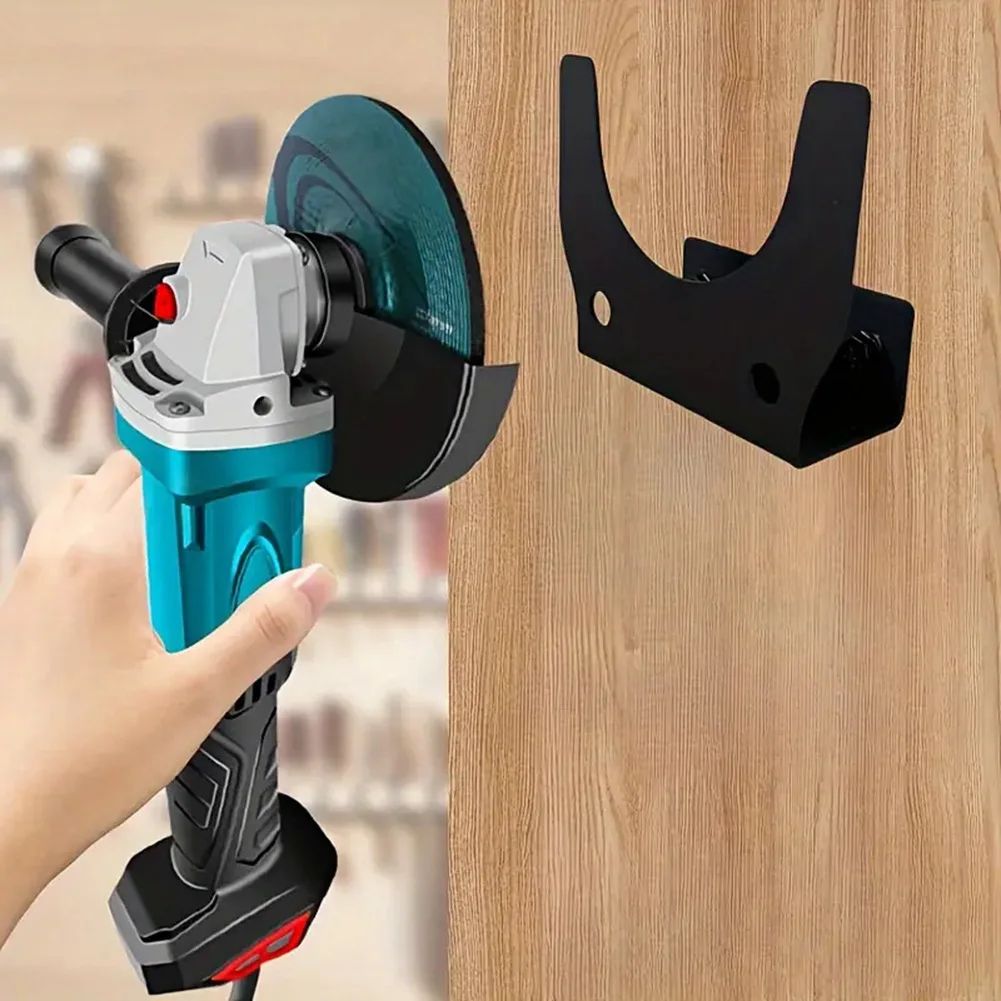 1pc Angle Grinder Storage Stand Wall Mounted Grinder Tools Bracket Storage Racks For Power Tool Parts Easy To Install
