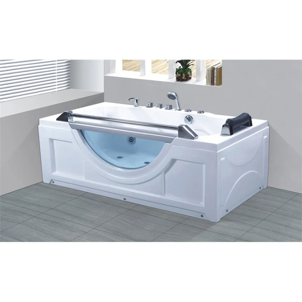 Premium Plus Size Capacity Portable Free Standing Bathroom Massage Bathtub