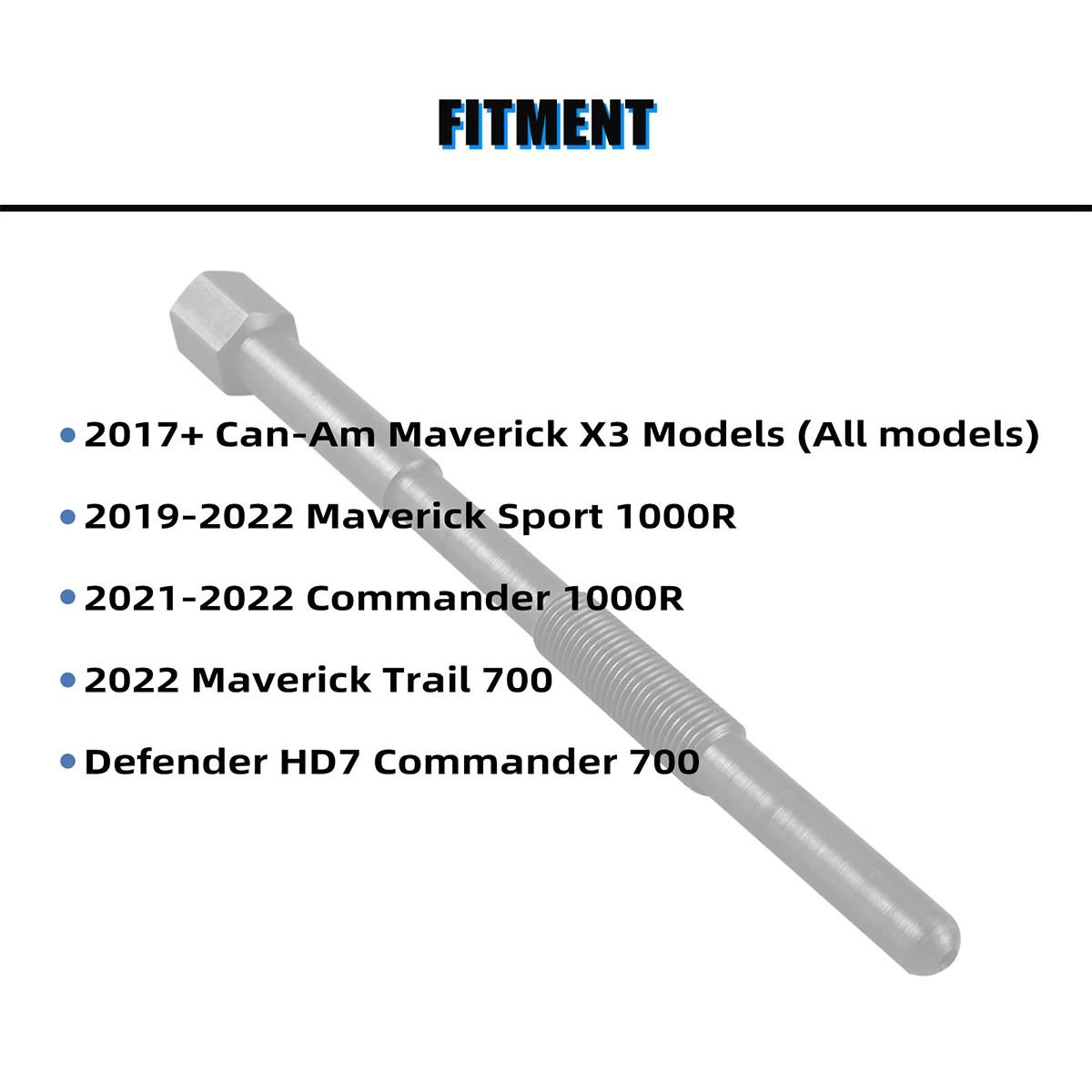 NICECNC Für Can Am Maverick X3 Max R Turbo DPS 2018-2022 Primärkupplungsabzieher Entfernungswerkzeug für Canam Commander UTV Zubehör – Detail 8