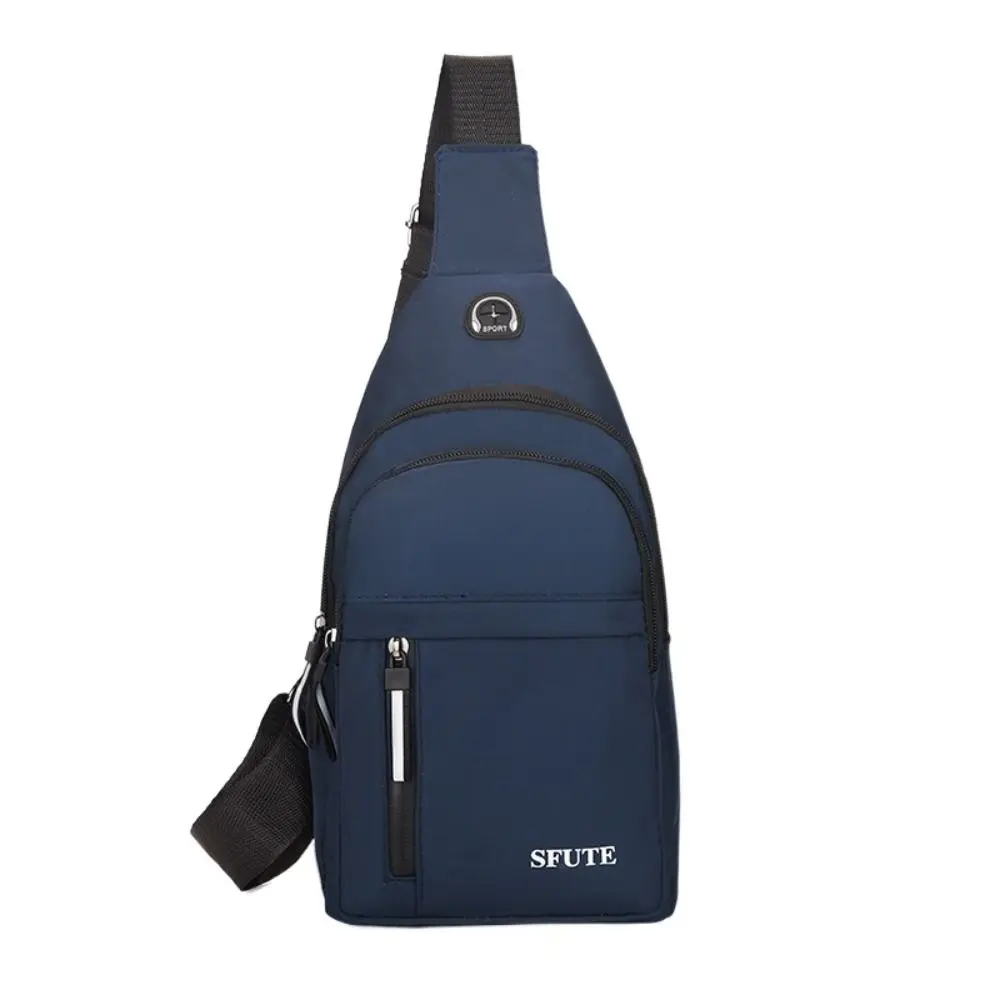 Oxford Doek Heren Borsttas Multifunctionele Koreaanse Stijl Schouder Crossbody Tas Verstelbare Schouder Grote Capaciteit