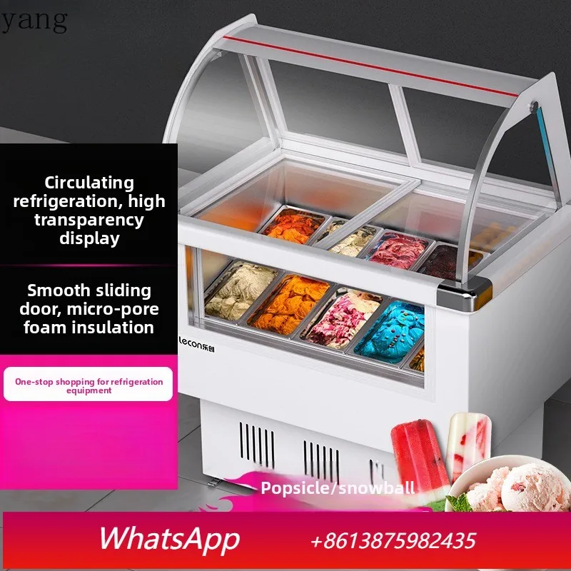 

LH Commercial Ice Cream Cabinet Refrigerated Display Cabinet Ice Cream Ice Cream Fresh Keeper